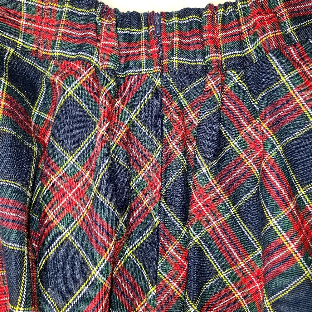Modcloth Blue and Red Midi A-line Skirt - Picture 7 of 12